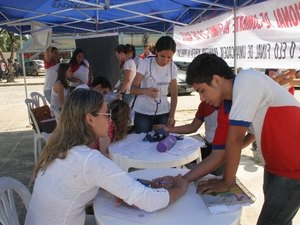 Estudantes do Cepa entram no luta de combate ao tabagismo