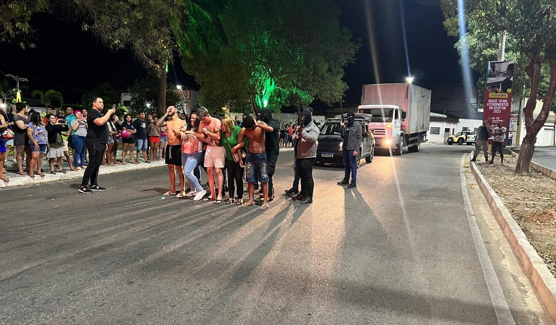 Forças de Segurança realizam simulado de ataque em Delmiro Gouveia nesta quinta-feira