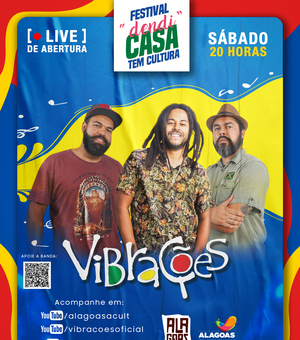 Banda Vibrações abre a programação do Festival Dendi Casa Tem Cultura neste sábado