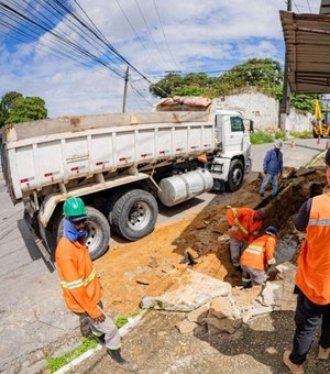 Afundamento de solo na Vila Saem foi causado por ligação clandestina, diz prefeitura
