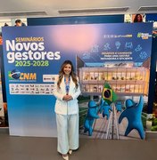 Prefeita eleita de Jacuípe participa de Seminário de Novos Gestores