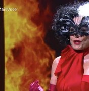 Ana Maria Braga se veste de Cruella no 'Mais Você' e movimenta a web
