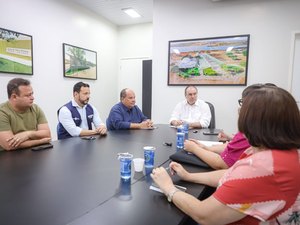 Luciano Barbosa recebe secretário de Saúde do Estado para fortalecer parcerias