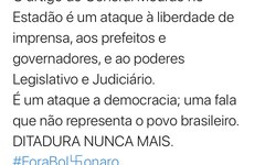Paulão ataca vice-presidente da República 