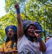 Manifestação indígena interdita BR-101 no município de Joaquim Gomes, em AL
