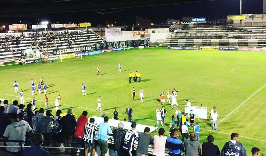 ASA vence o Santa Rita com gol de Rômulo em Arapiraca