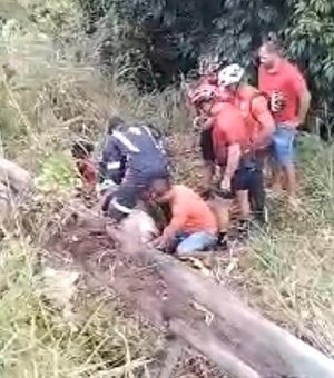Resgate aéreo é acionado após grave acidente de moto em São Luís do Quitunde