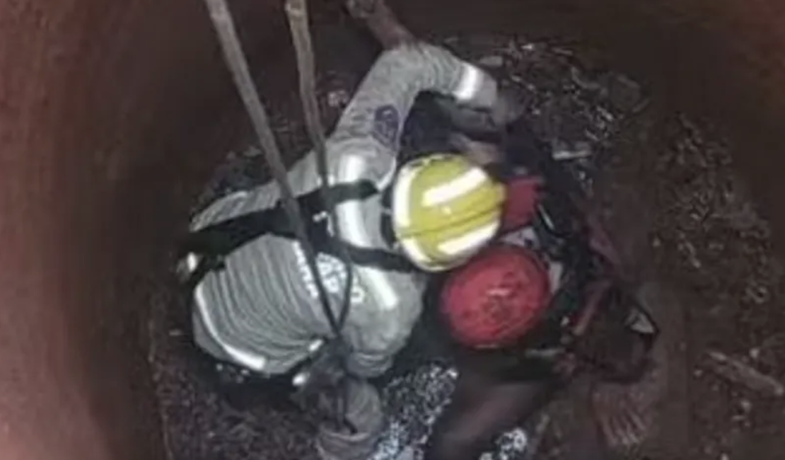 Jovem de 26 anos é resgatado após cair em poço de seis metros no Agreste