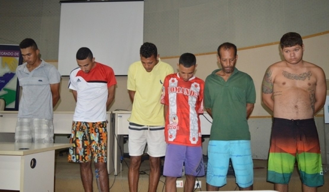 Em ação conjunta, polícias Civil e Militar prendem oito suspeitos de tráfico e receptação