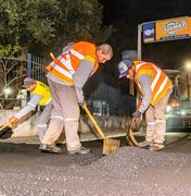 Asfalto novo: ruas e avenidas de Arapiraca recebem mais 5,5 km de recapeamento asfáltico