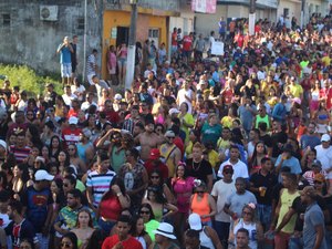 Ressaca do carnaval em Messias atrai cerca de três mil pessoas
