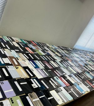 Mais de mil celulares roubados já foram devolvidos às vítimas em Alagoas