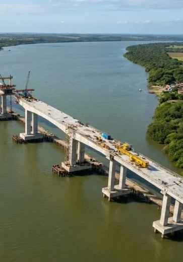 Ponte Penedo-Neópolis avança e tem previsão de entrar em operação até dezembro de 2026