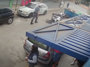 PM detém suspeito de impedir com caçamba perseguição a moto