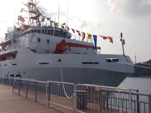 Navio de Pesquisa Hidroceanográfico 'Vital de Oliveira' visita Porto de Maceió