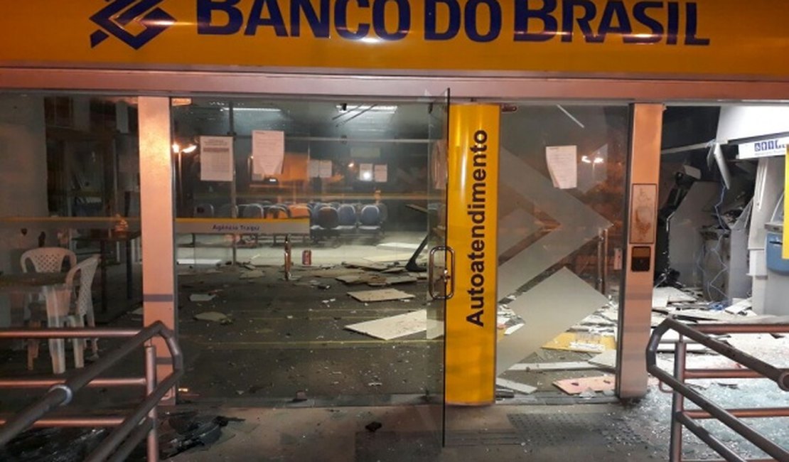 Agência do Banco do Brasil é alvo de explosão em Coruripe
