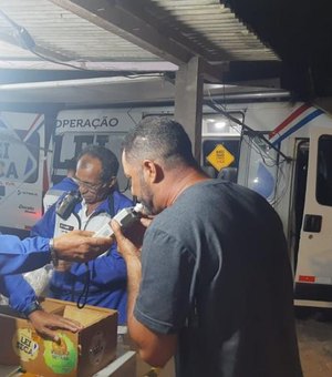 Lei Seca prende motorista por dirigir embriagado na parte alta de Maceió