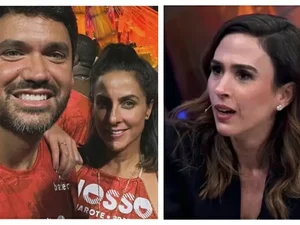 Tatá Werneck alfineta Carol Barcellos ao comentar namoro com Courrege