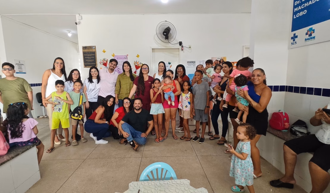 Páscoa no PSF Cohab anima crianças e promove orientação para famílias