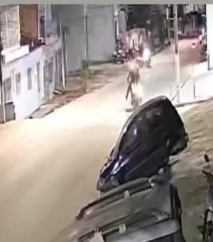 Motocicletas colidem frontalmente no bairro Olho d'Água dos Cazuzinhas