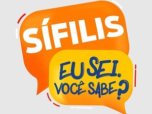 Dia Nacional de Combate à sífilis ocorre neste sábado (17), em Maceió