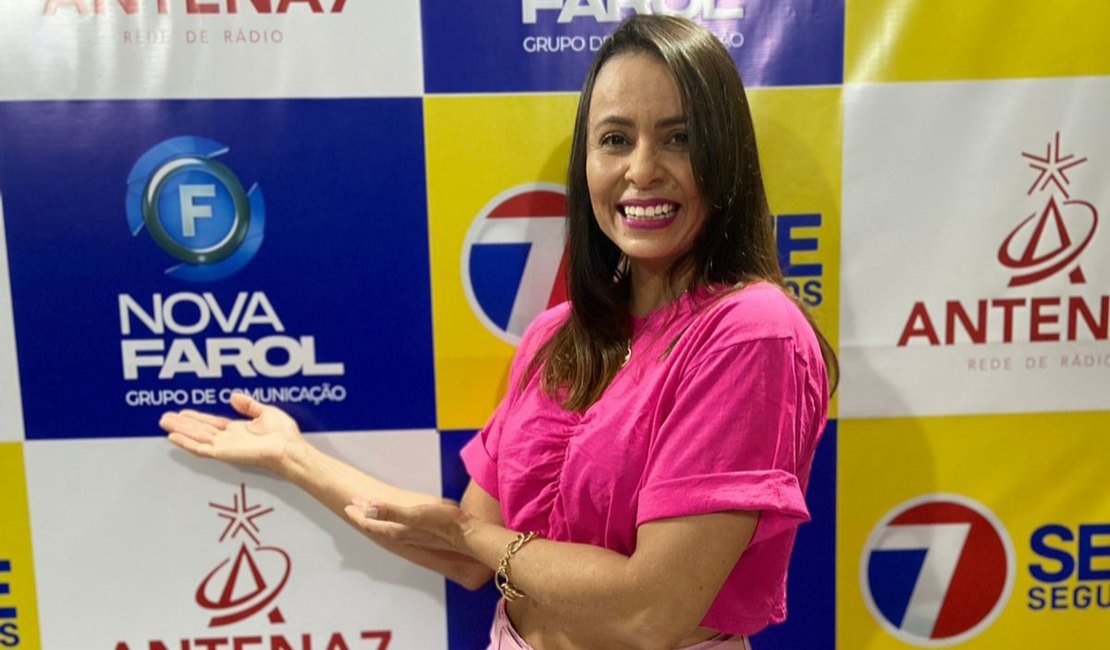 Luciana Melo é a mais nova contratada da Nova Farol, em Palmeira dos Índios