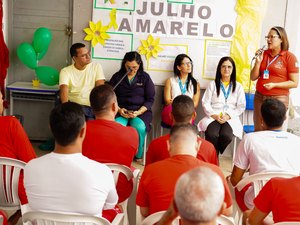 Testagem rápida de hepatites é realizada em reeducandos do Sistema Prisional de AL