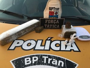 BPTran prende dupla com 1,5 kg de maconha no Trapiche da Barra