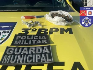 Polícia apreende maconha em armário no quintal de casa