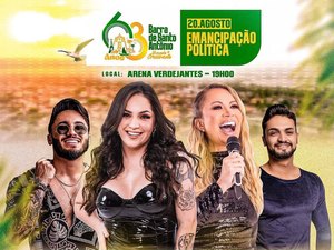 Prefeitura da Barra de Santo Antônio gasta R$ 460 mil com shows