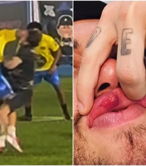 MC Daniel desabafa após levar cotovelada em jogo beneficente: 'Bater pra machucar'
