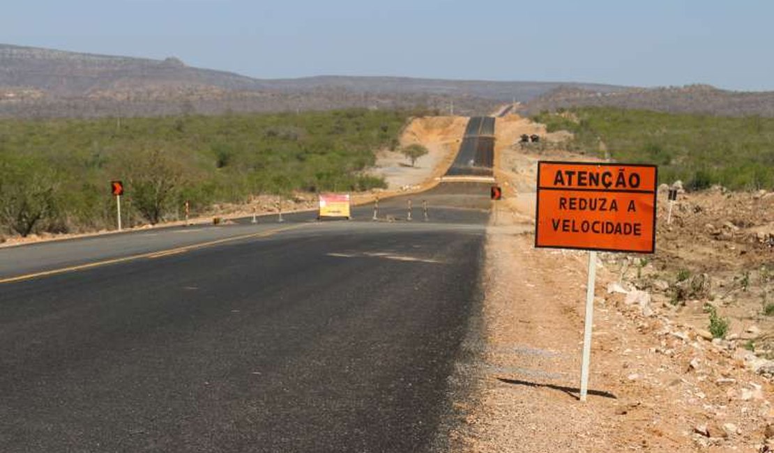 DNIT alerta para interdição da BR-316/AL para veículos pesados, em Pilar