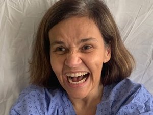 Claudia Rodrigues está internada em hospital em Curitiba