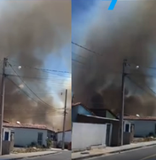 Incêndio volta a atingir zona rural de Cacimbinhas pelo segundo dia consecutivo