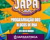 Prefeitura de Japaratinga divulga programação dos blocos carnavalescos