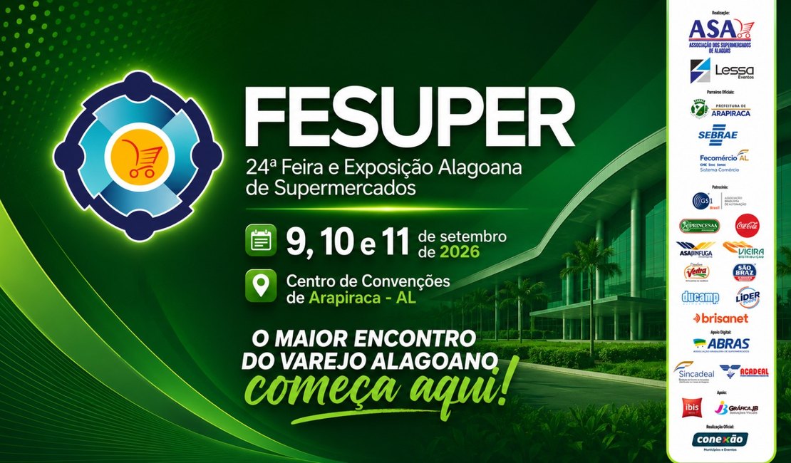 Feira Alagoana de Supermercados movimentará economia de Arapiraca