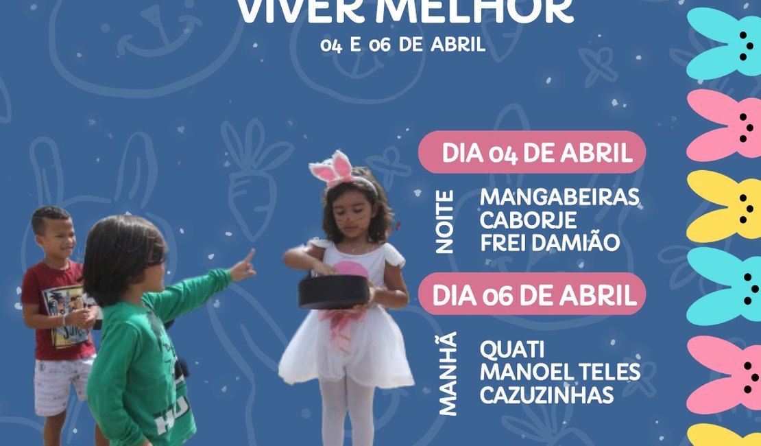 Programa Viver Melhor inicia Caravana de Páscoa nas comunidades assistidas em Arapiraca