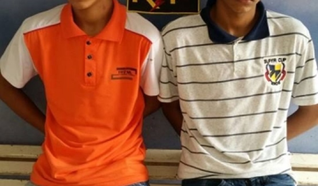 Menores de 16 e 14 anos são apreendidos depois de tentar roubar veículo