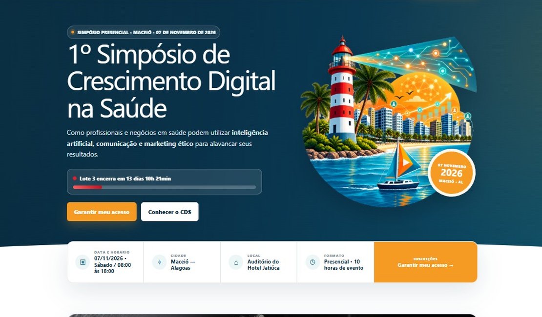 Inteligência Artificial na saúde será destaque em simpósio em Maceió