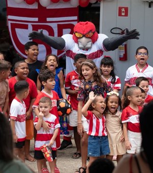 CRB celebra Mês das Crianças com evento especial no CT Ninho do Galo
