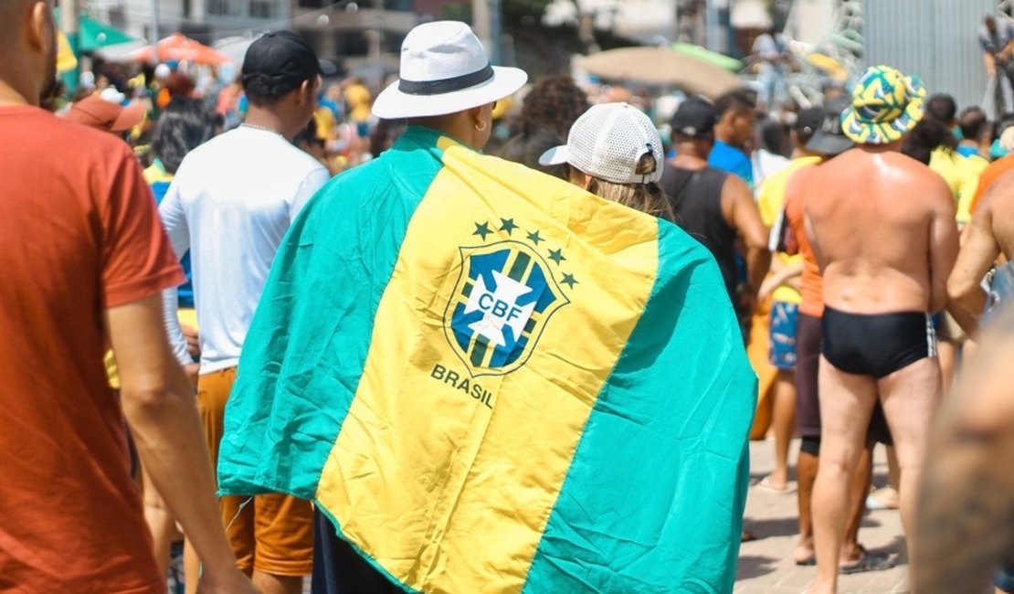 Praça Dois Leões terá transmissão ao vivo do jogo entre Brasil e Marrocos