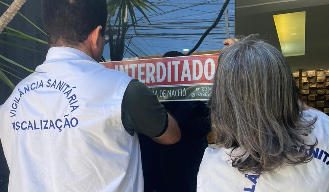 Vigilância Sanitária interdita clínica de estética no Farol