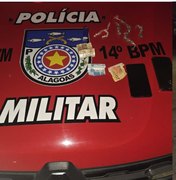 Dupla é presa com drogas e veículo adulterado no município de Jundiá