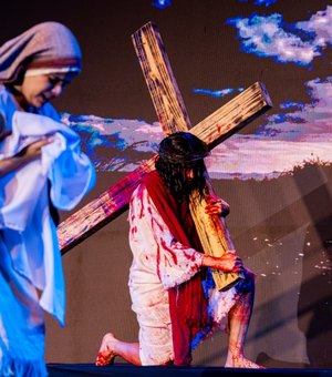 Girau do Ponciano se emociona com apresentação do Musical da Paixão na Sexta-feira Santa