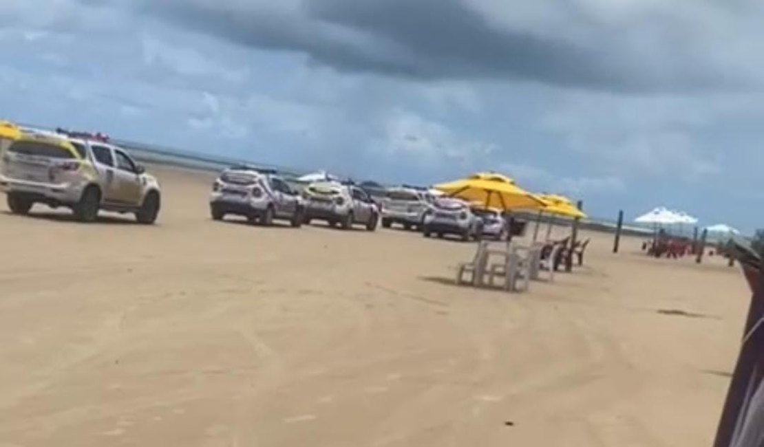 Lei que proíbe circulação de carros na praia entra em vigor no Pontal do Peba