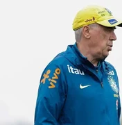 Carlo Ancelotti promove mudança na escalação da Seleção no último treino em Seul