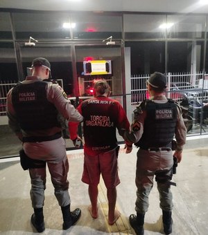 Homem é preso por agredir esposa com facão no município de Piranhas