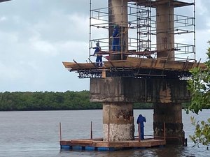 Governo inicia recuperação estrutural da ponte da Ponte do Gunga