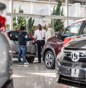Venda de veículos novos em AL cai 2,5%