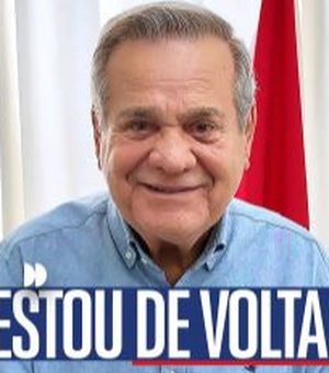Vice-governador Ronaldo Lessa usa redes sociais para anunciar que está de volta ao trabalho